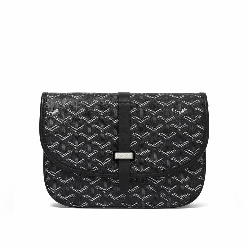 Bolso Crossbody Monogram Flap – Black Silver