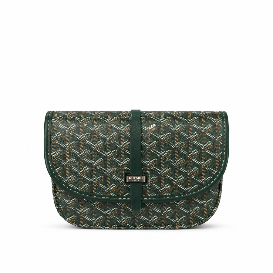 Bolso Crossbody Monogram Flap – Emerald Green