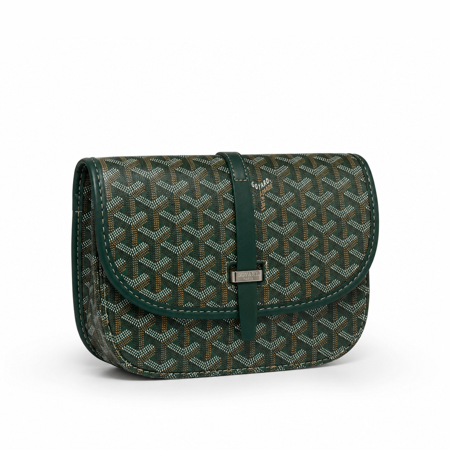 Bolso Crossbody Monogram Flap – Emerald Green
