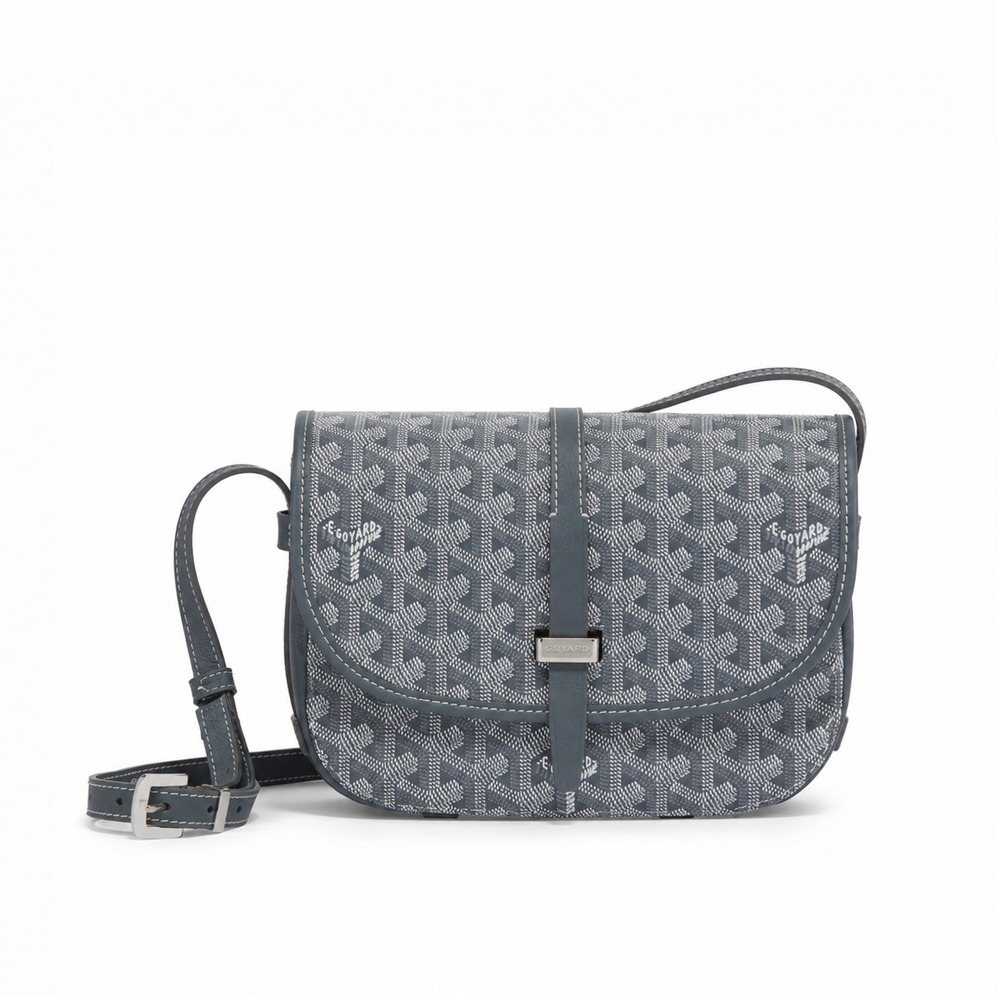 Bolso Crossbody Monogram Flap – Graphite Silver