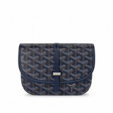 Bolso Crossbody Monogram Flap – Navy Cognac