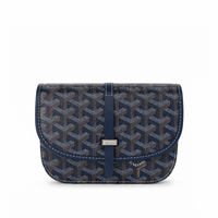 Bolso Crossbody Monogram Flap – Navy Cognac