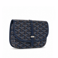 Bolso Crossbody Monogram Flap – Navy Cognac
