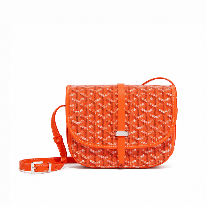 Bolso Crossbody Monogram Flap – Orange Silver