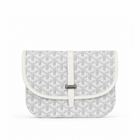 Bolso Crossbody Monogram Flap – White Silver