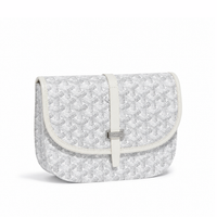 Bolso Crossbody Monogram Flap – White Silver