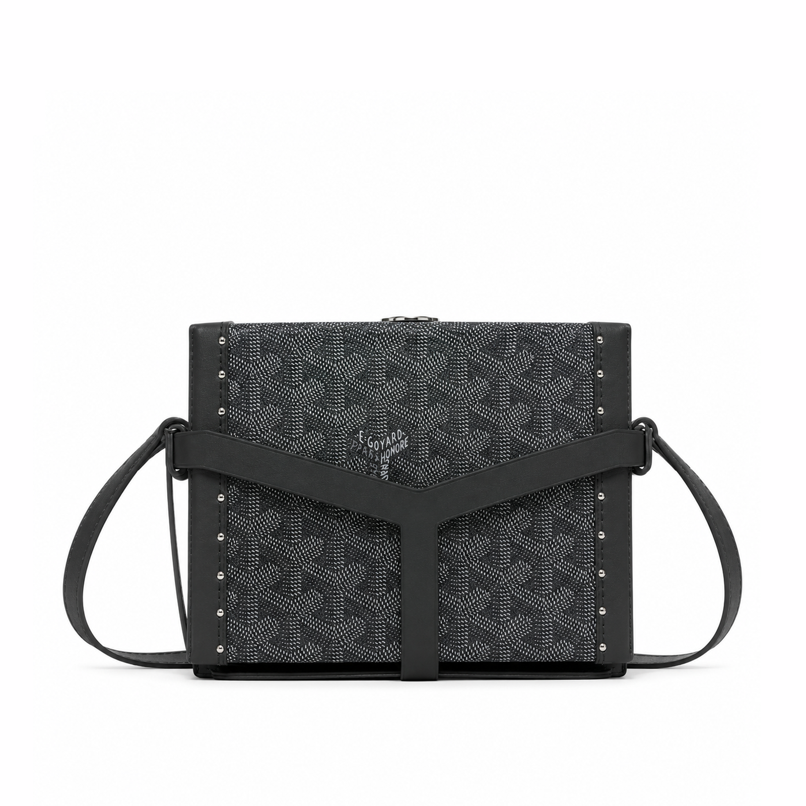 Bolso Crossbody Monogram Harness – Black Graphite