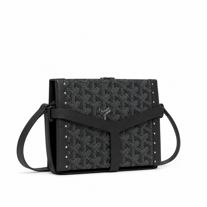 Bolso Crossbody Monogram Harness – Black Graphite