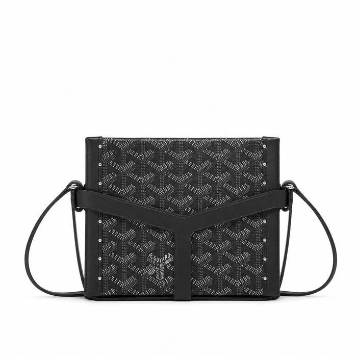 Bolso Crossbody Monogram Harness – Black Silver