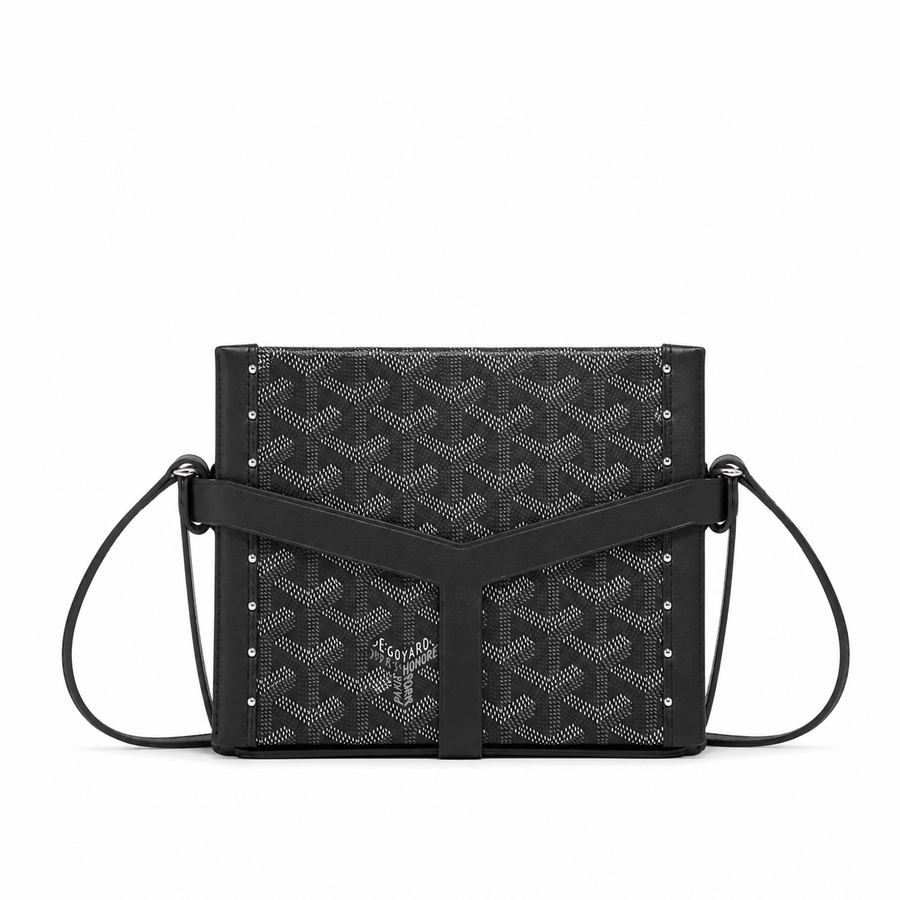 Bolso Crossbody Monogram Harness – Black Silver