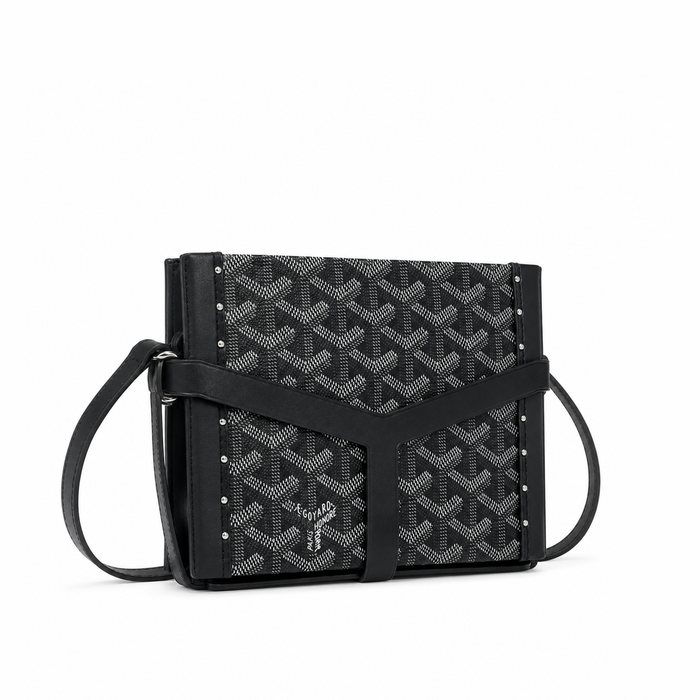 Bolso Crossbody Monogram Harness – Black Silver