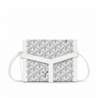 Bolso Crossbody Monogram Harness – White Silver