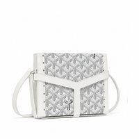 Bolso Crossbody Monogram Harness – White Silver