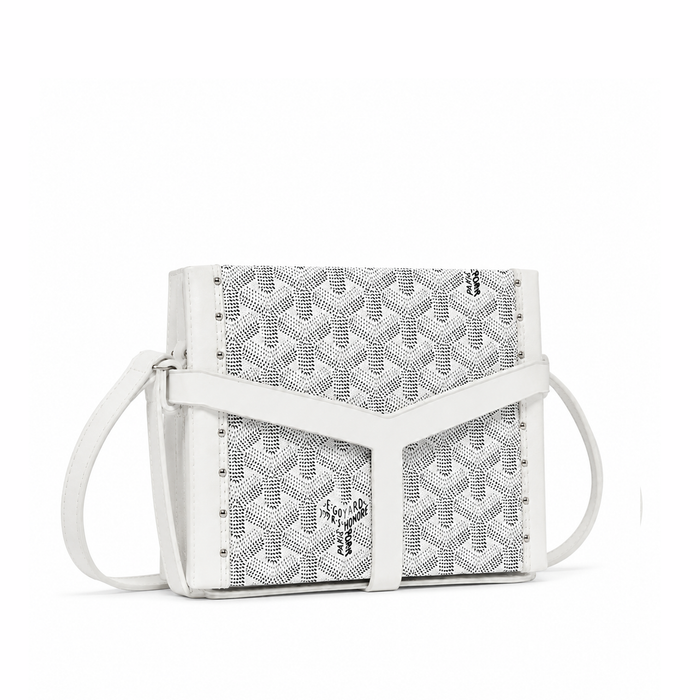 Bolso Crossbody Monogram Harness – White Silver