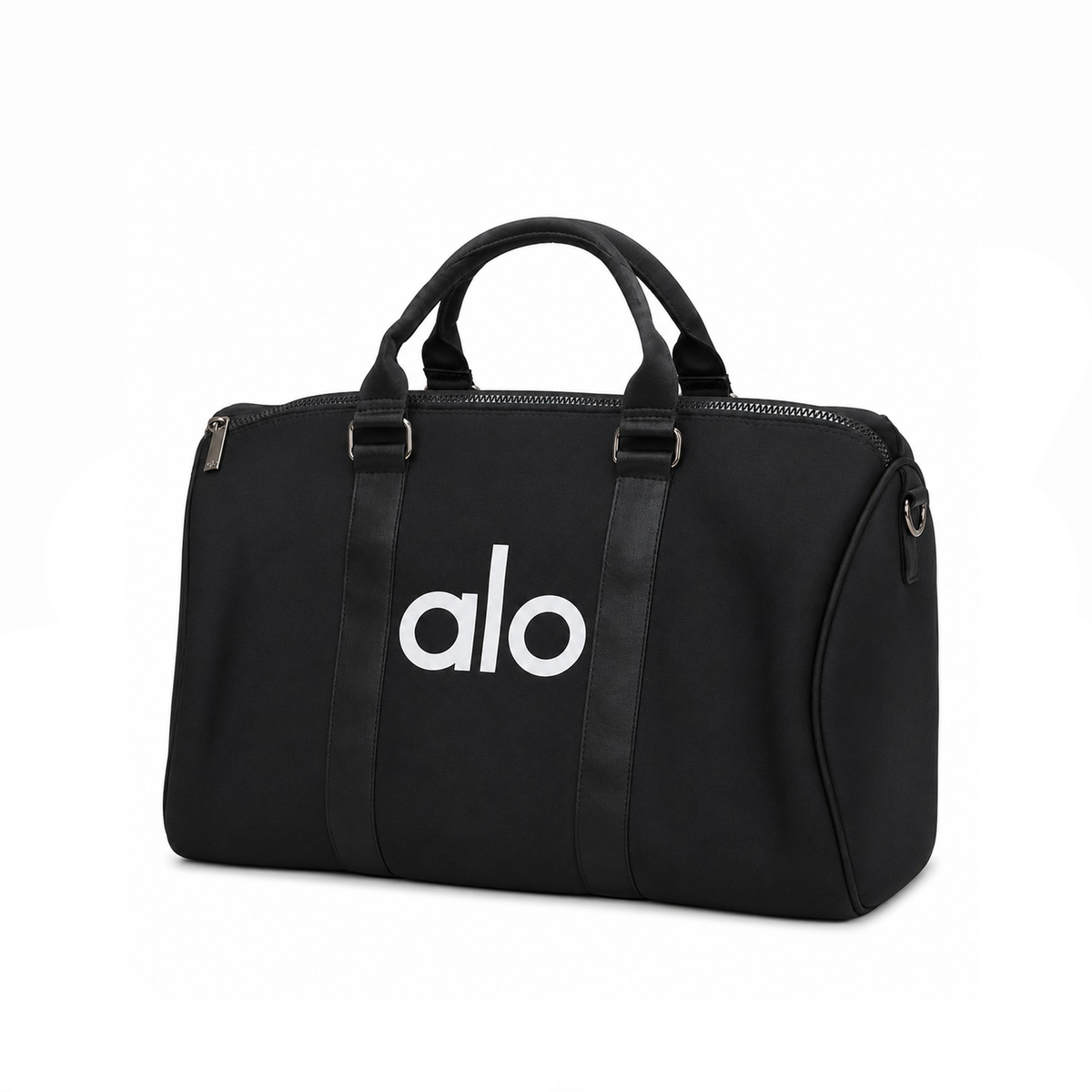 Bolso Duffle Classic Logo – Black White