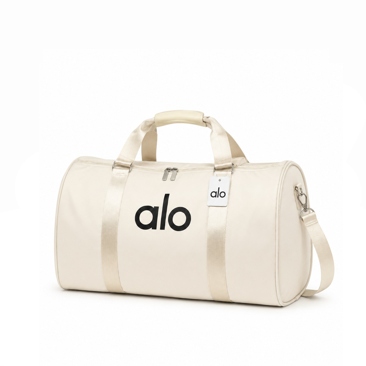 Bolso Duffle Classic Logo – Ivory Cream