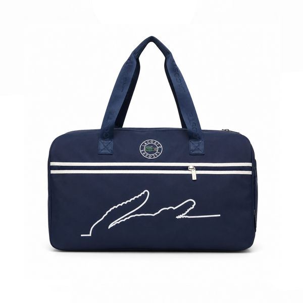 Bolso Duffle Signature Logo – Navy White