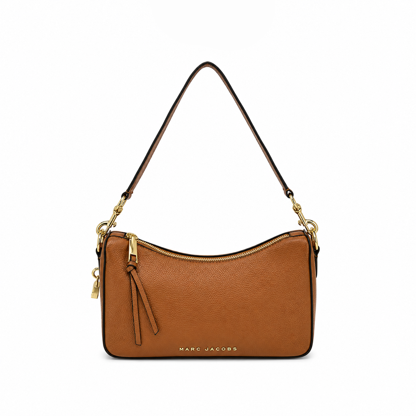 Bolso Shoulder Luxe Leather – Cognac Gold