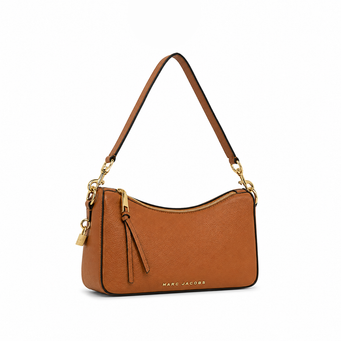 Bolso Shoulder Luxe Leather – Cognac Gold