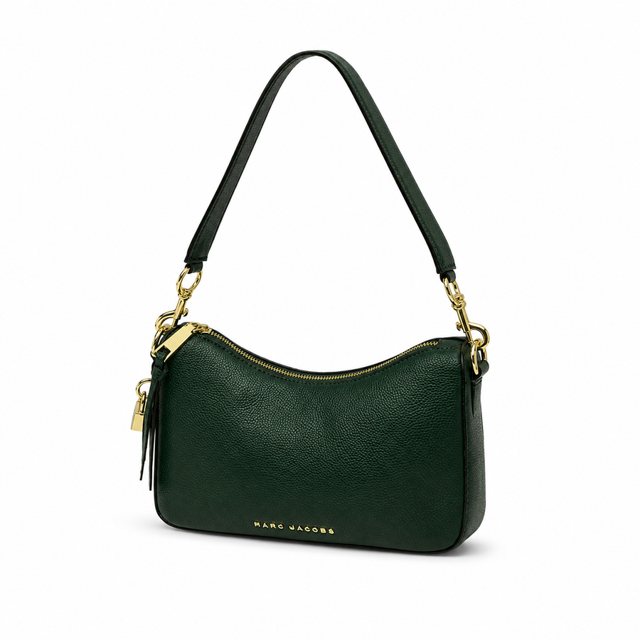 Bolso Shoulder Luxe Leather – Emerald Gold