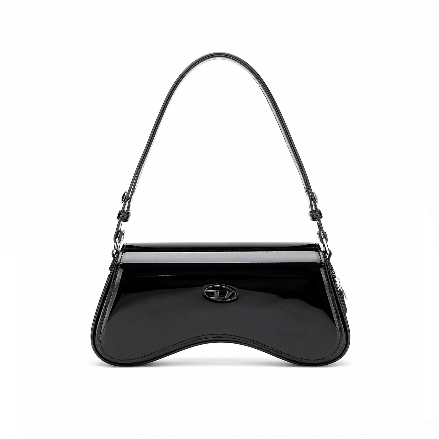 Bolso Shoulder Patent Curve – Black Tonal