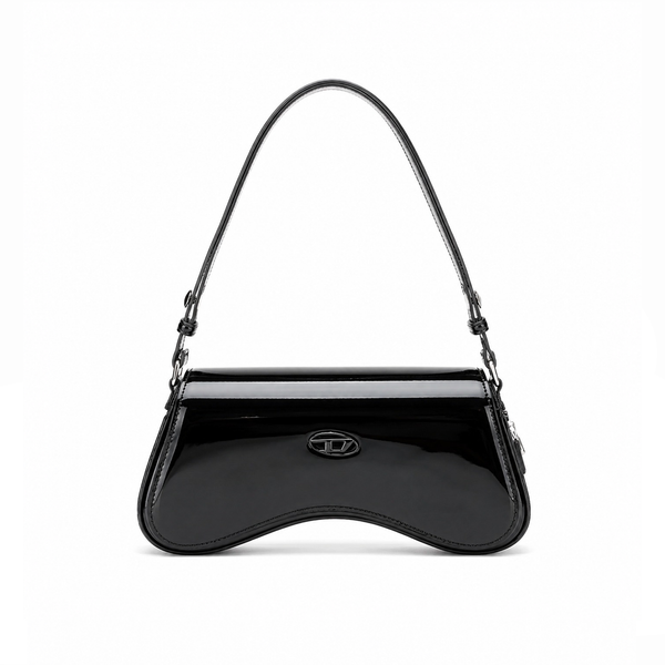 Bolso Shoulder Patent Curve – Black Tonal