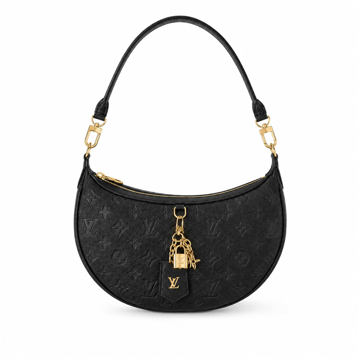 Bolso Shoulder Signature Monogram – Black Gold