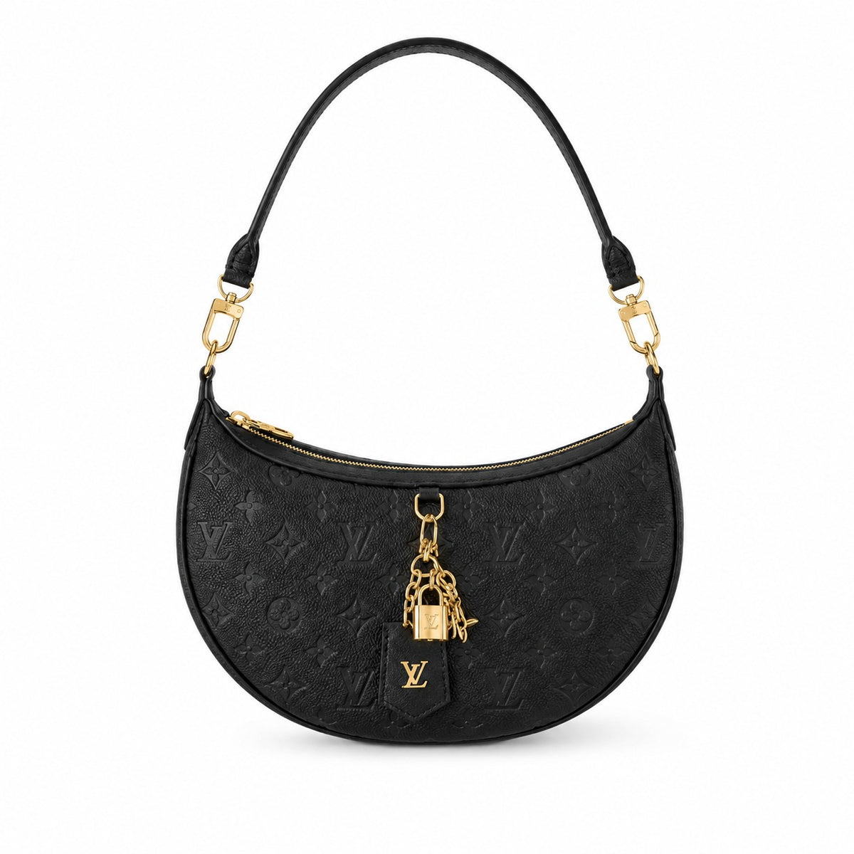 Bolso Shoulder Signature Monogram – Black Gold