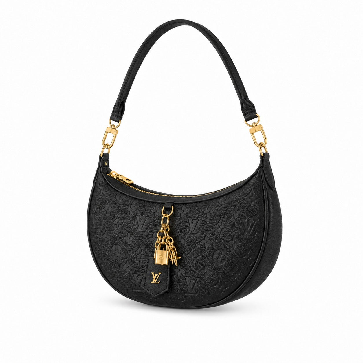 Bolso Shoulder Signature Monogram – Black Gold