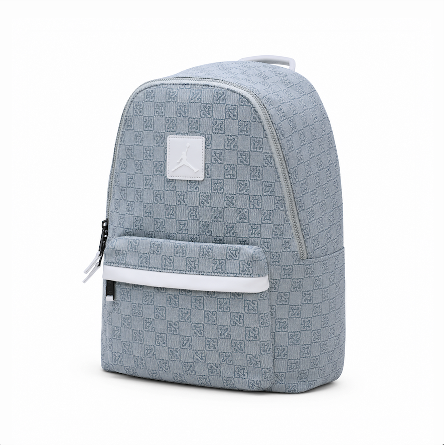 Morral Classic Monogram Patch – Ice Blue White