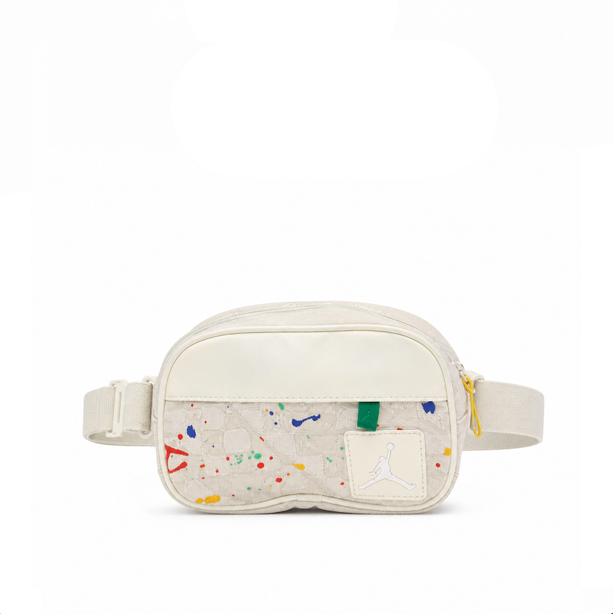 Riñonera Utility Paint Splatter – Cream Multicolor