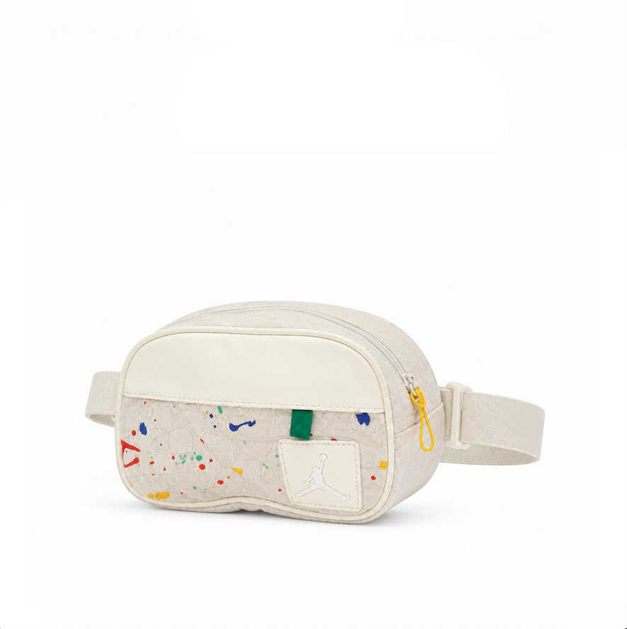 Riñonera Utility Paint Splatter – Cream Multicolor