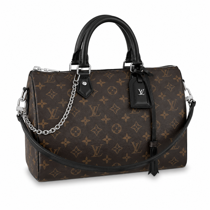 Speedy Monogram Negro con Cadena