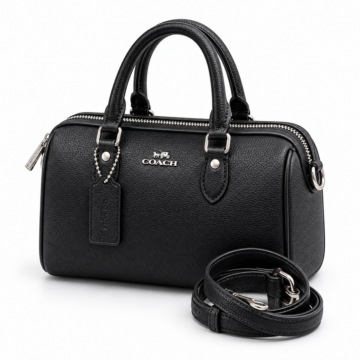 Satchel Negro con Correa