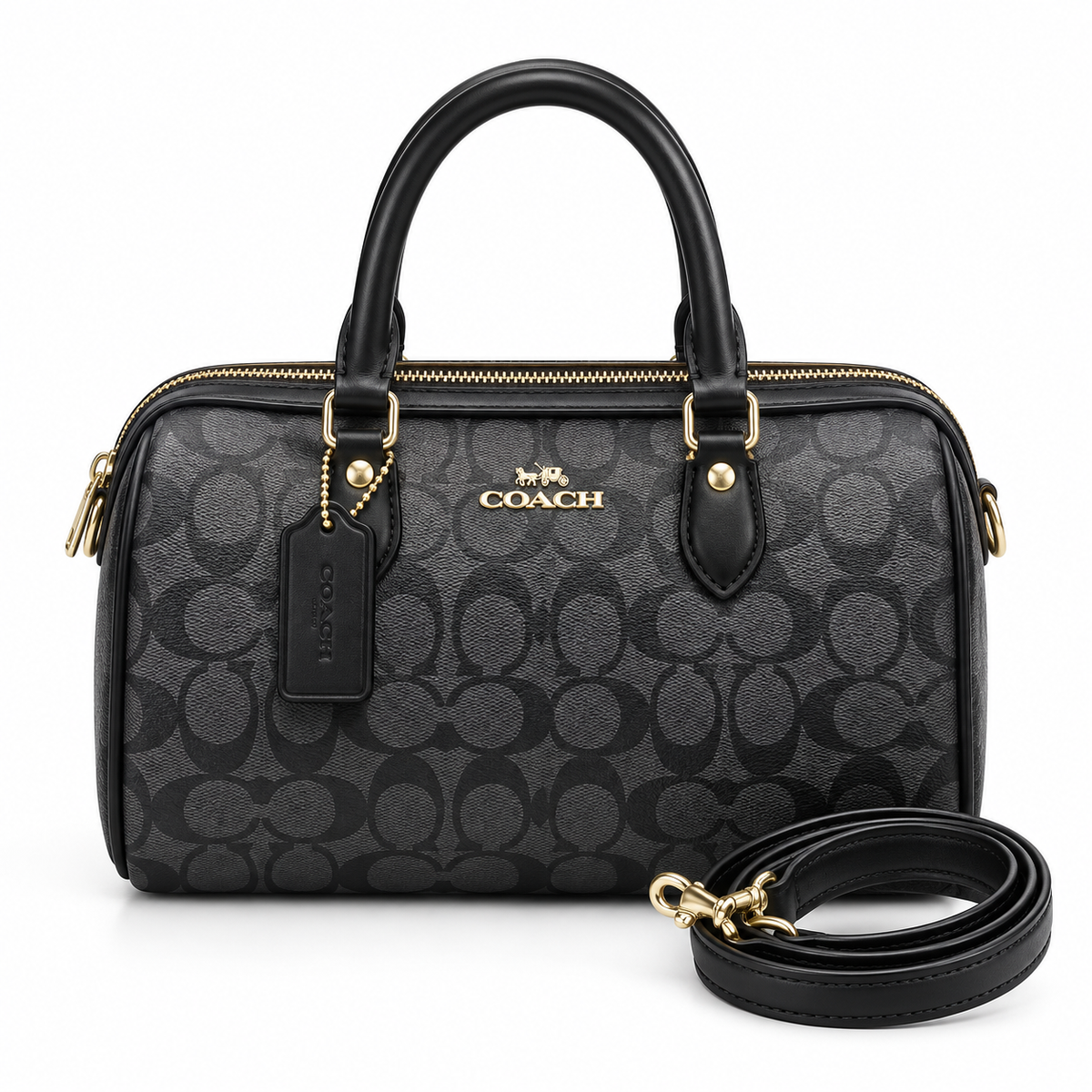 Satchel Signature Negro