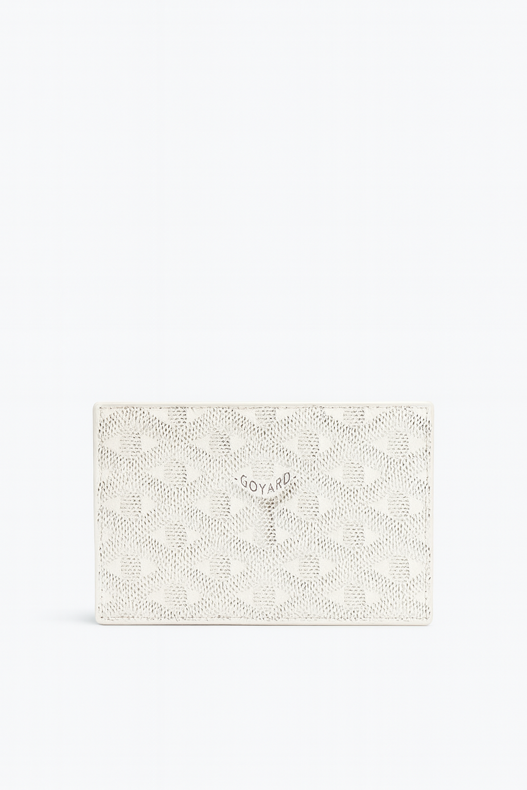Goyard Wallet – White Minimal