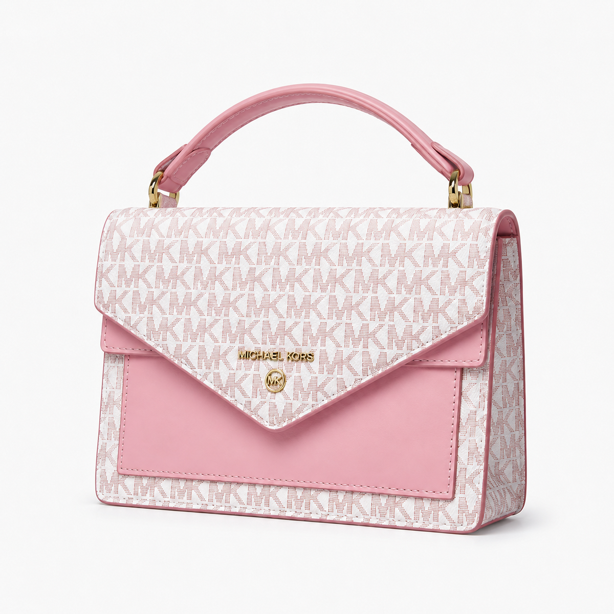 Bolso Satchel Rosa Monograma MK