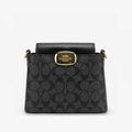 Coach Essential Crossbody – Black Signature Canvas Edition