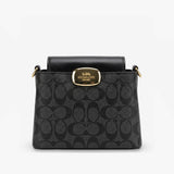 Bolso Crossbody Signature Lock – Black Gold