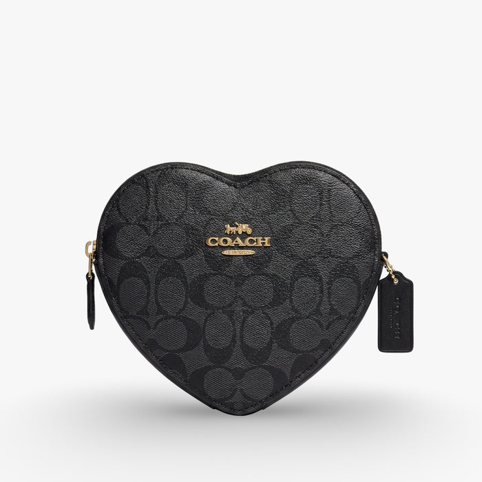 Bolso Crossbody Heart Monogram – Black Gold