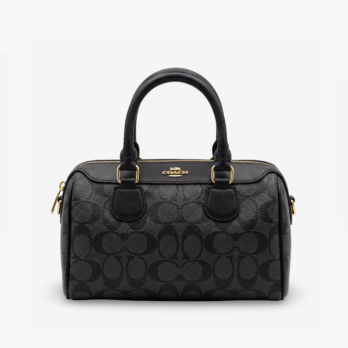 Bolso Boston Signature Monogram – Black Gold