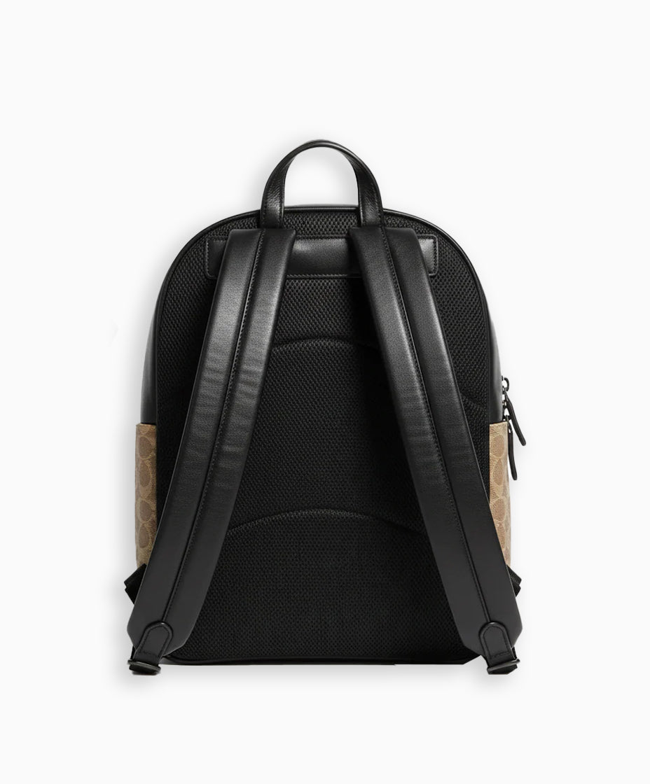 Coach Signature Canvas Backpack – Brown Edition