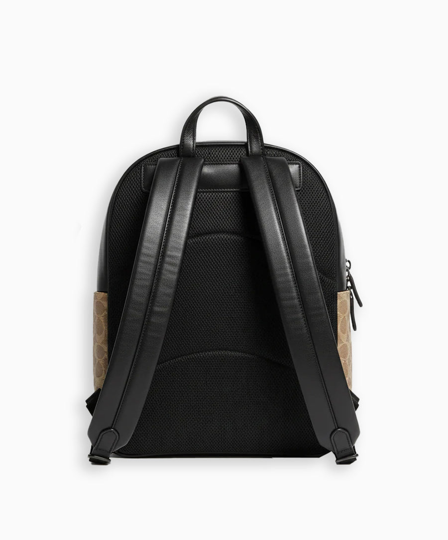 Coach Signature Canvas Backpack – Brown Edition