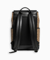 Signature Leather Backpack – Brown & Black Edition