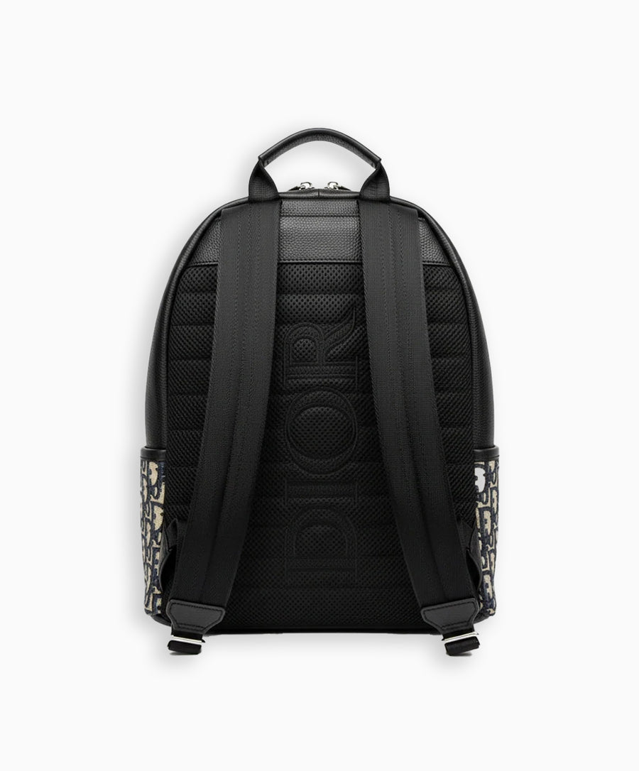 Oblique Backpack – Beige