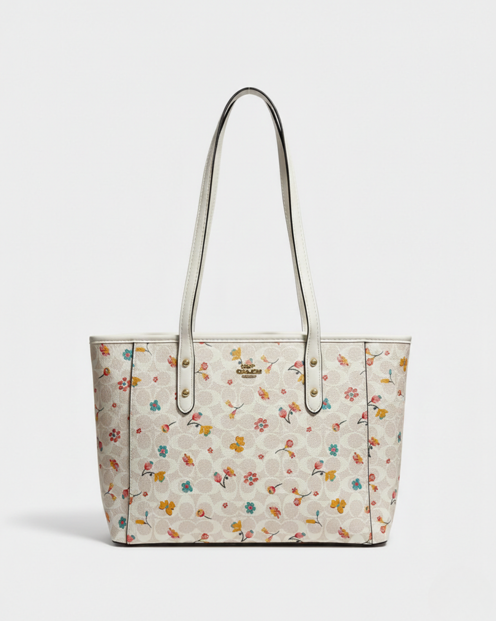 Coach City Tote in Signature Canvas Floral Print