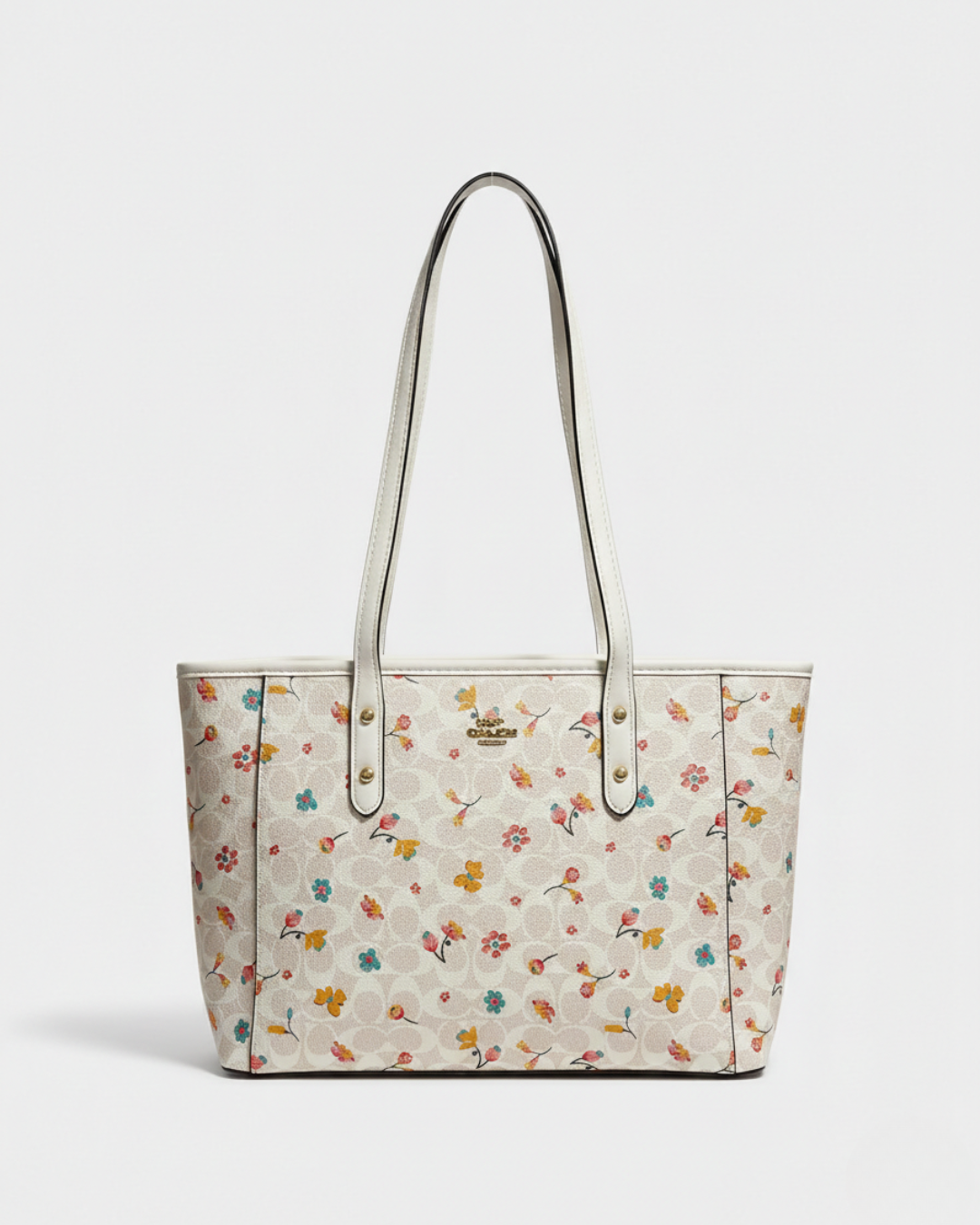 Coach City Tote in Signature Canvas Floral Print