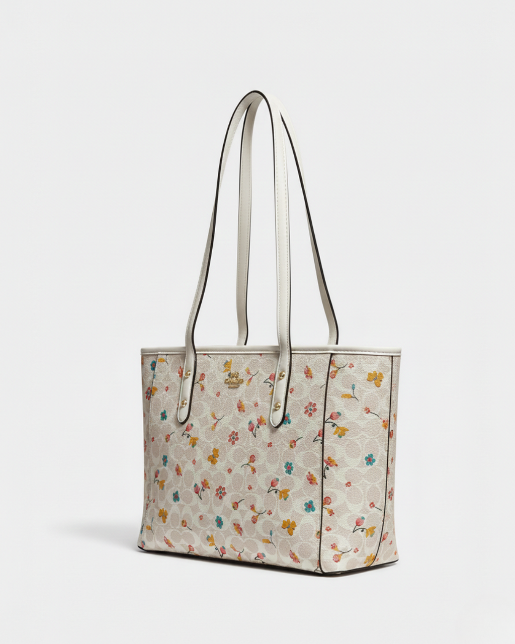 Coach City Tote in Signature Canvas Floral Print