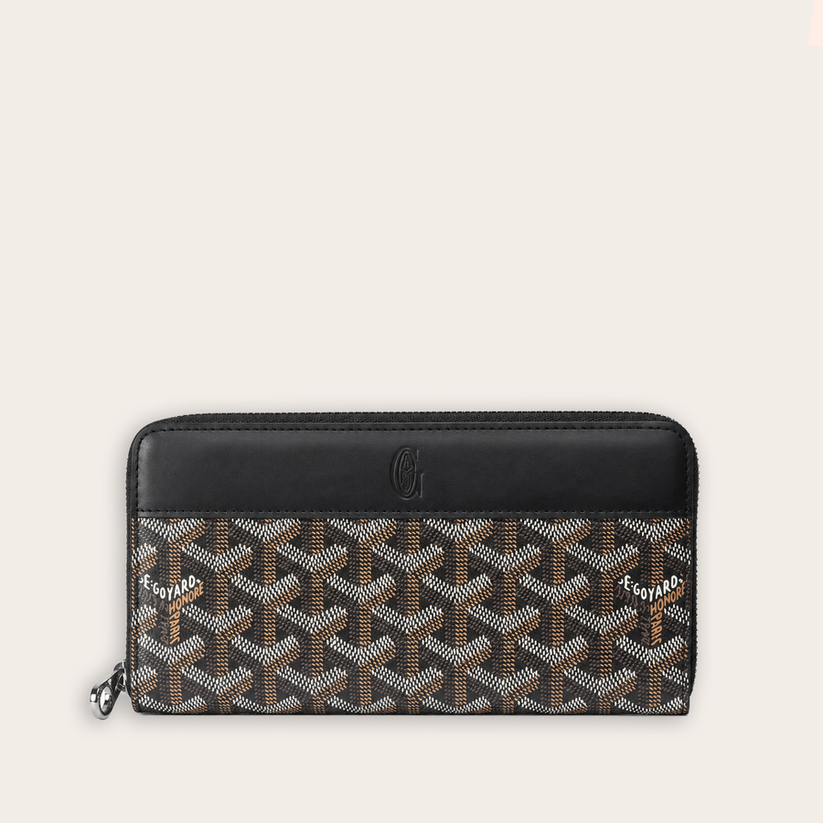 Billetera larga Goyard – Black Edition