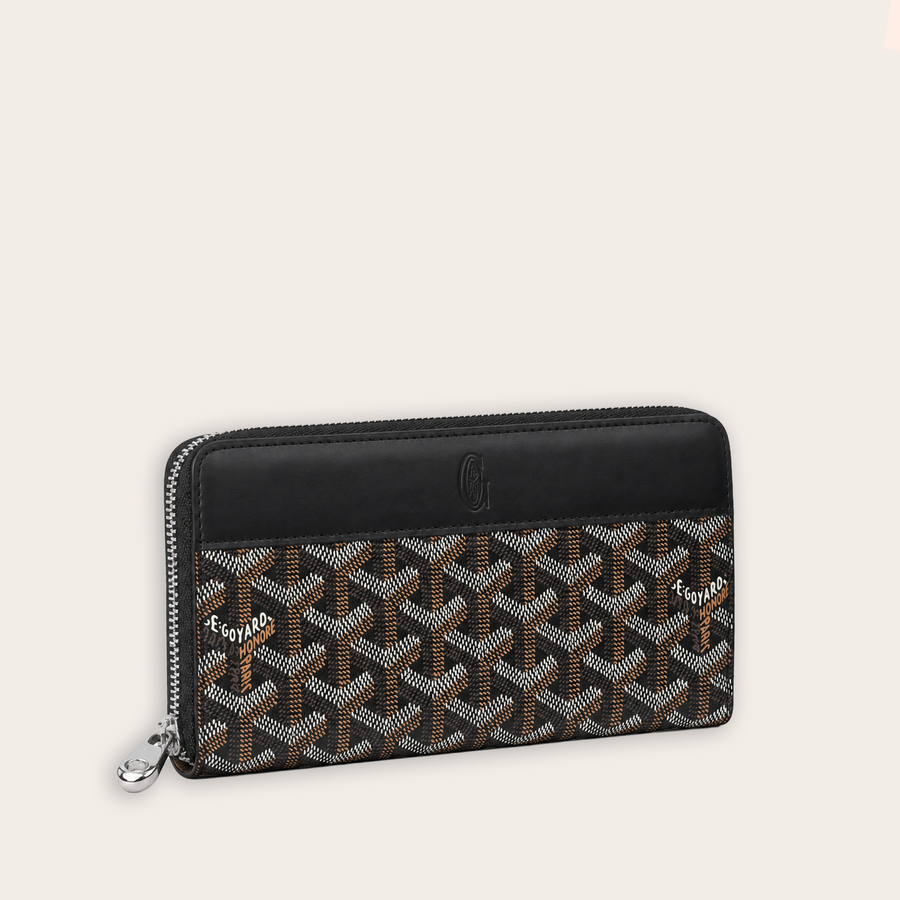 Billetera larga Goyard – Black Edition